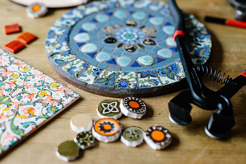 Meditative Mosaic Mandalas at Creative Chance